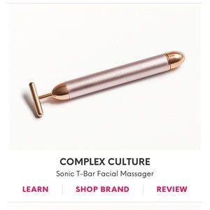Complex Culture sonic T-bar facial massager